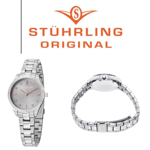 Stuhrling Original Women's 607L.03 "Symphony Allure" Watch with Diamonds - Picture 1 of 12